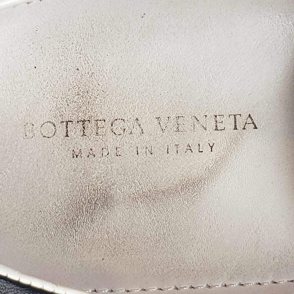 Bottega Veneta Slip On Shoes Black Leather Braided Low Top Men’s 39 US 9 - Picture 6 of 9